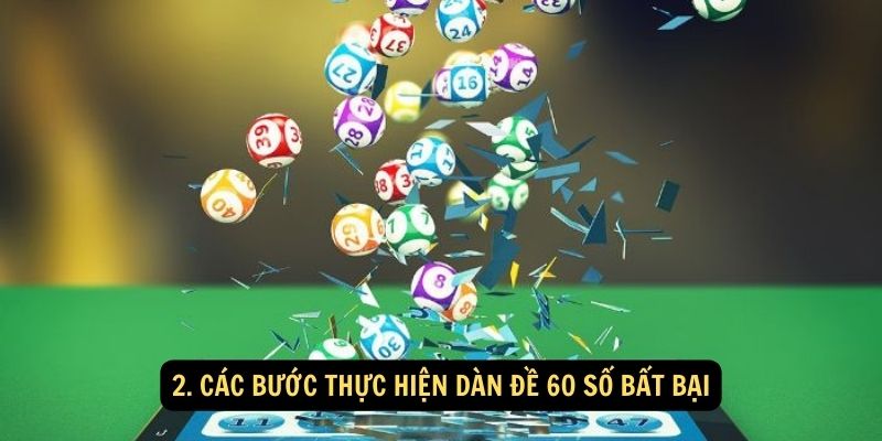 SHBET - Dàn Đề 60 Số Bất Bại: Bí Mật Của Người May Mắn 5 Các bước thực hiện dàn đề 60 số bất bại